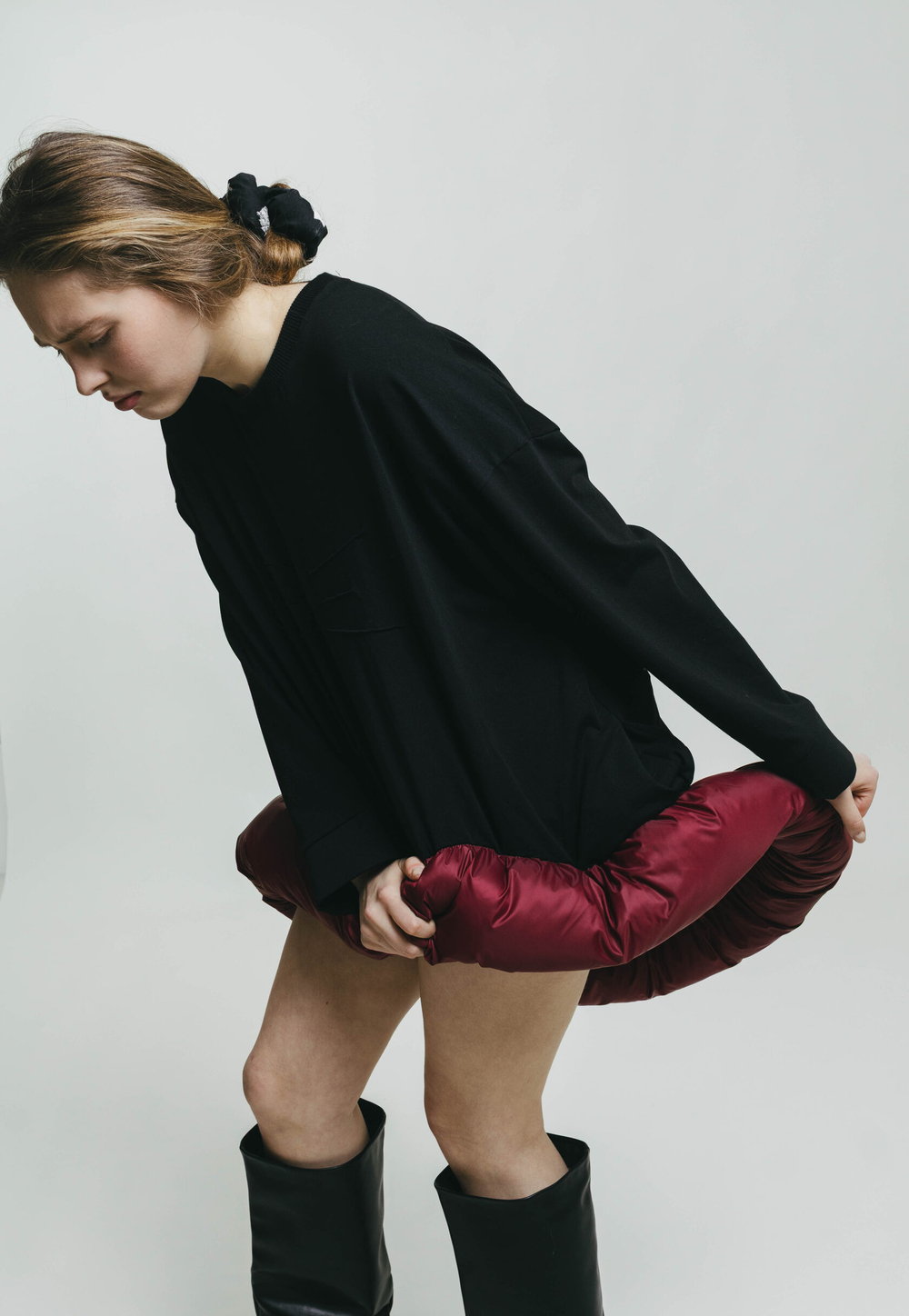 Платье Women Lifebuoy Dress Black and Wine