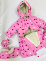 Комбинезон-трасформер детский 2в1 "Слоники" , модель: 72-18 (Rusland) (Цвет: Серый, Размер: 80)