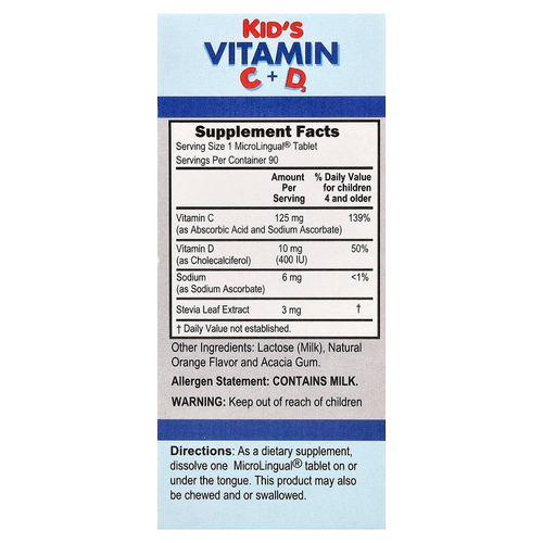 Superior Source, Baby Vitamin C и D3 Clean Melts™, 90 быстрорастворимых таблеток