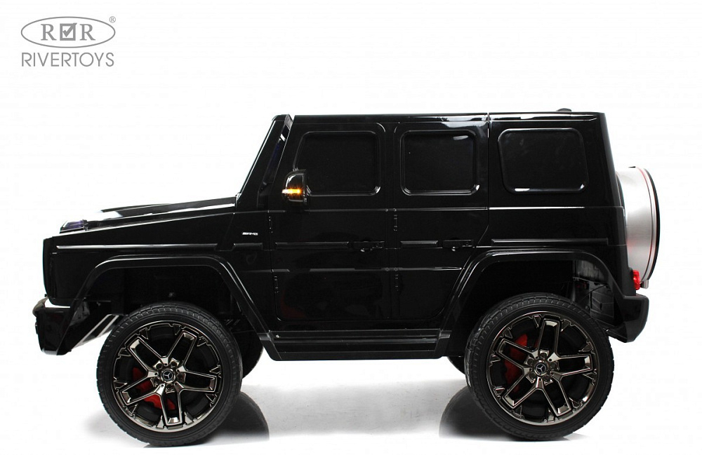 Детский электромобиль RiverToys Mercedes-AMG G63 G111GG, 24V черный