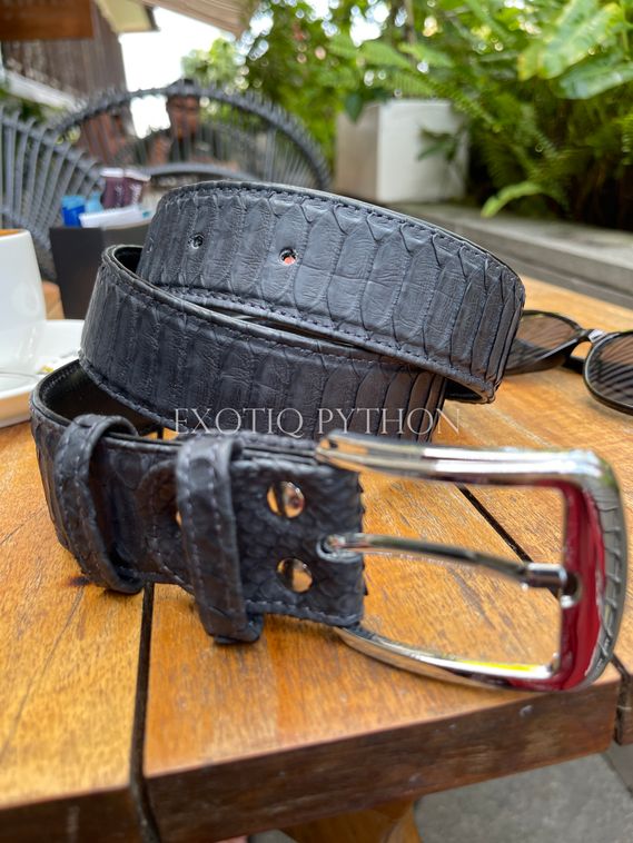 Ремень из кожи питона AC-104