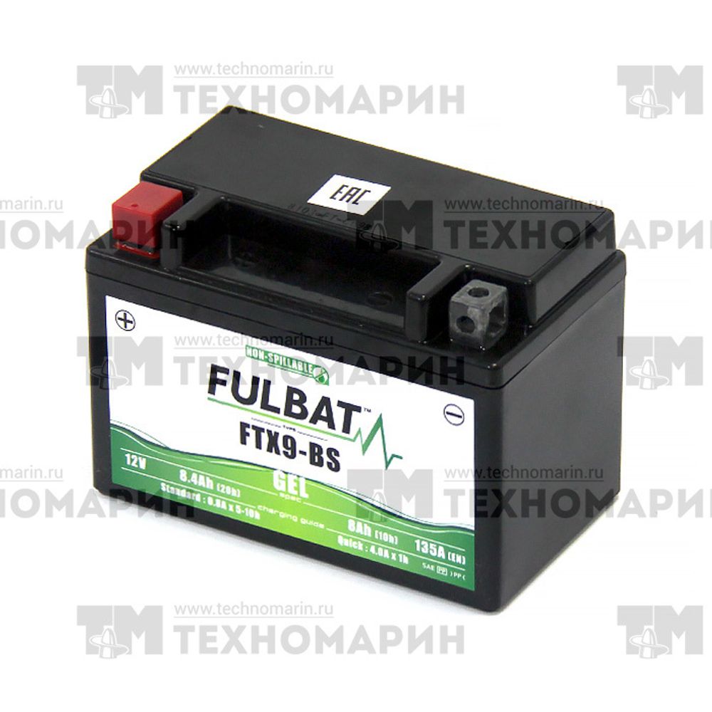 Аккумулятор гелевый FTX9-BS-GEL (YTX9-BS)