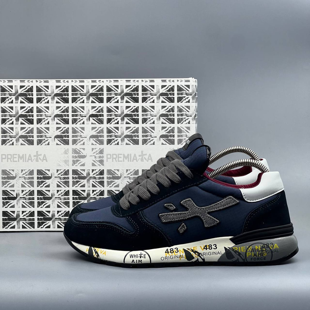 Кроссовки Premiata #585 (син.)