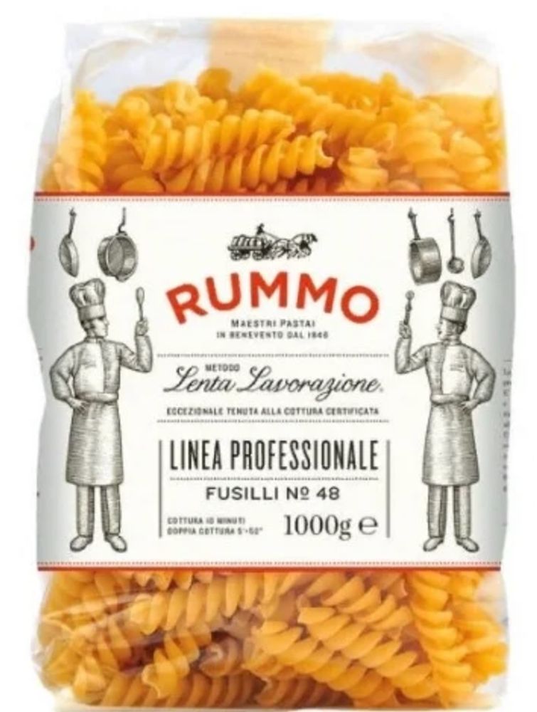 RUMMO Макароны Linea professionale Fusilli №48, 1000 г