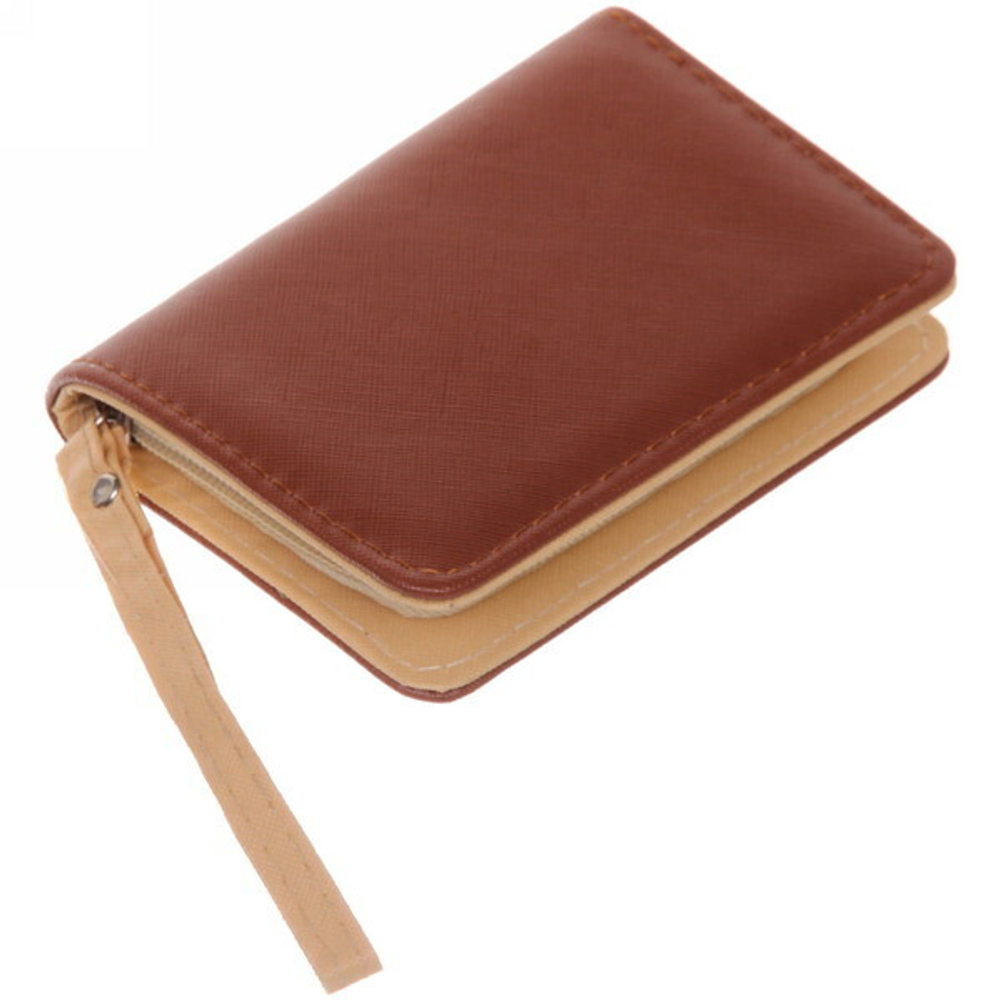 Кошелек женский «Egoistka», 3 кармана, цвет черный, коричневый, красный и пудровый, 13*9*3см