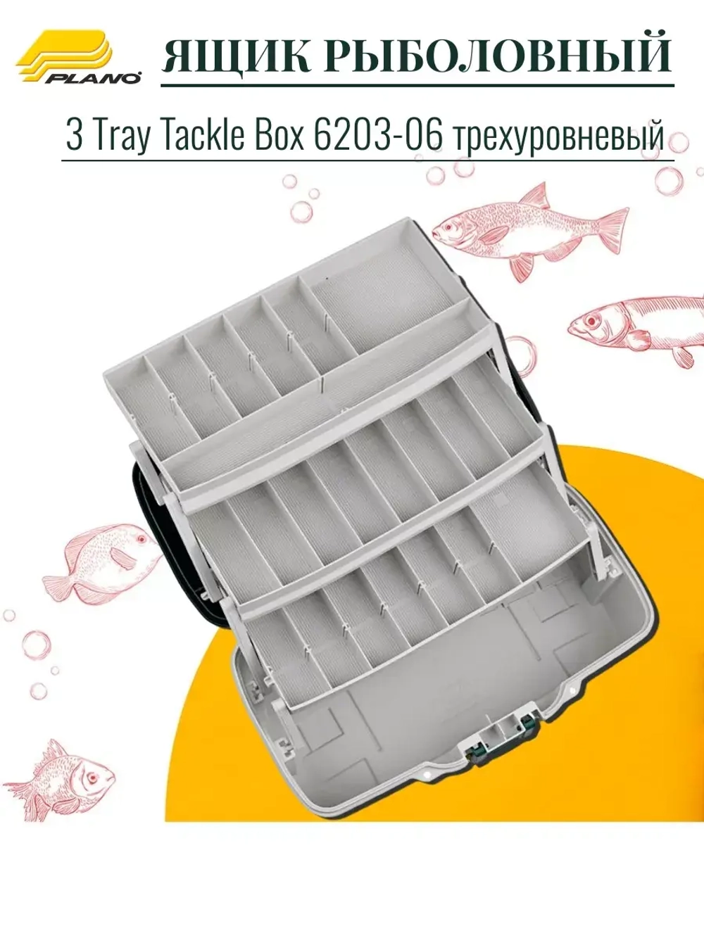 Ящик рыболовный Plano 2 Tray Tackle Box