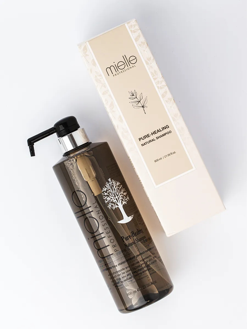 Шампунь JPS Mielle Professional Pure-Healing Natural натуральный с экстрактом лаванды и розмарина Shampoo 800 мл
