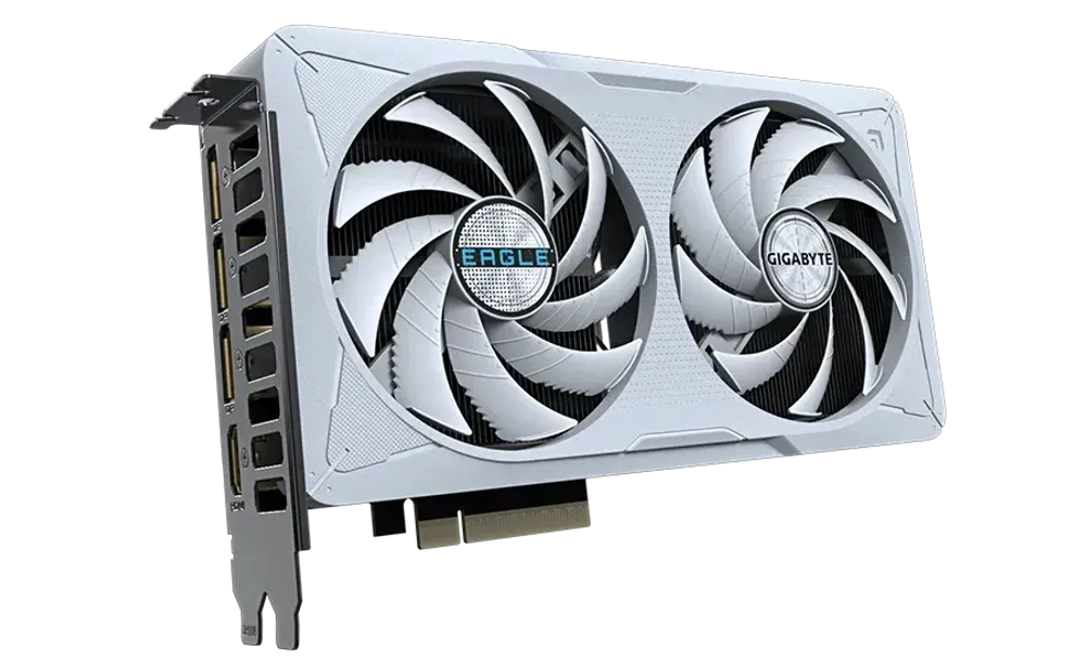 Видеокарта Gigabyte GV-N5060EAGLEOC ICE-8GD 1.0 1.0, 8Gb GDDR7, 128 Bit, HDMI, DP, WHITE, BOX