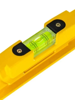 Уровень строительный 60 см трапециевидный алюминиевый, 2 глазка Pobedit