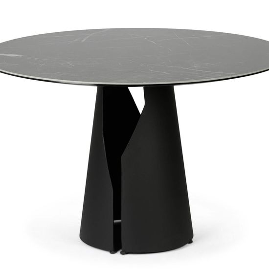 Обеденный стол Giano диаметр 120 черный