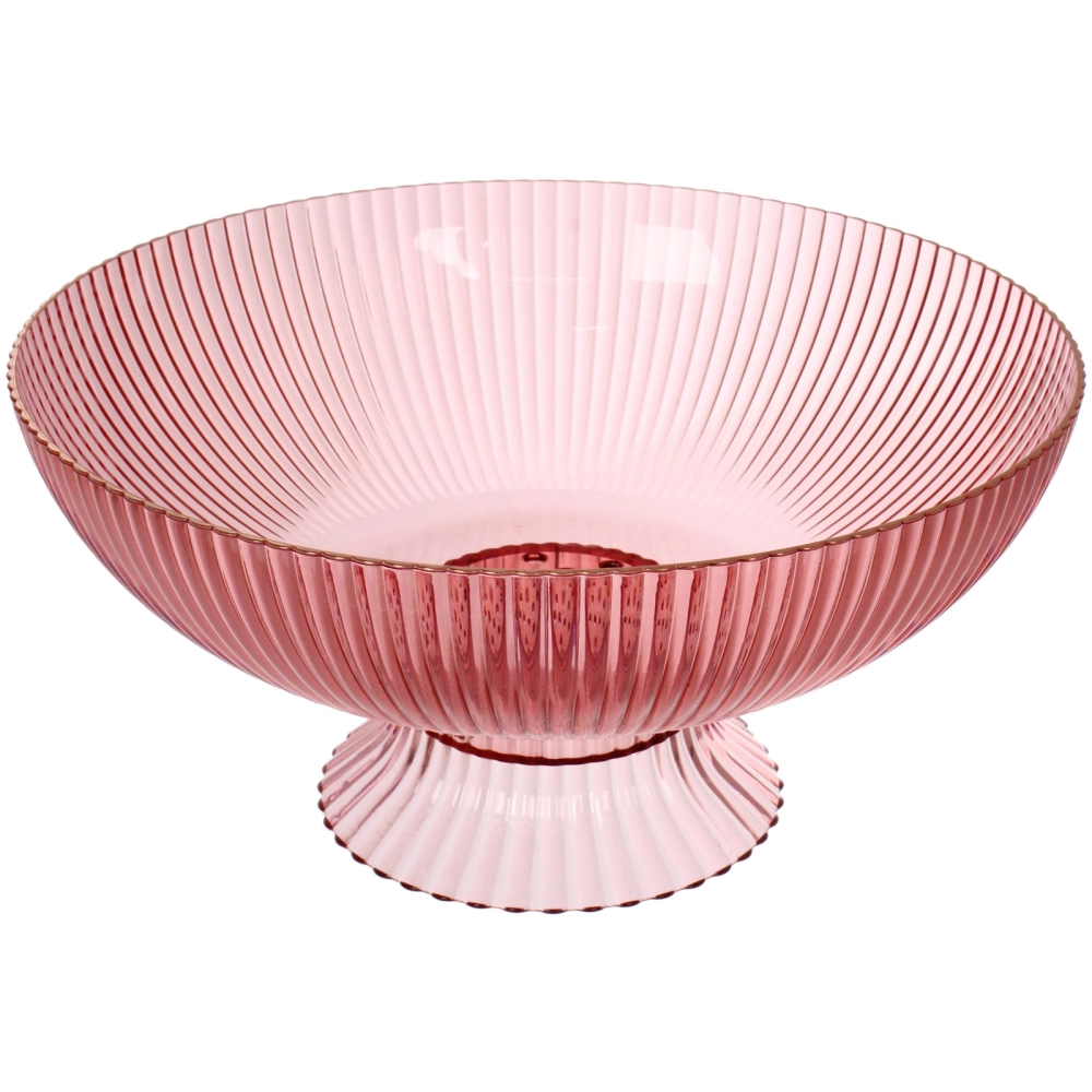 Фруктовница пластиковая «Грани» 24,5*12см, микс цветов