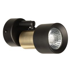 Citilux SAT CL505611 Спот поворотный с выключателем Чёрный+Золото
