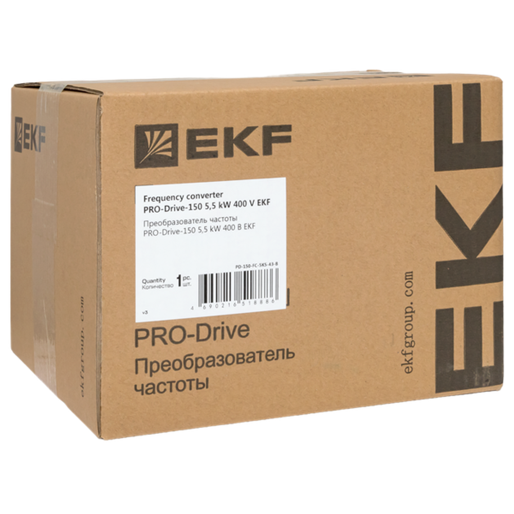 Преобразователь частоты PRO-Drive PD-150-FC-5K5-43-B EKF