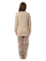 Пижама с брюками КБ-188П/розовые-цепи