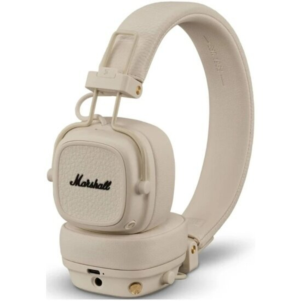 Наушники Marshall 5 Major Cream, беспроводные, накладные, мягкие амбушюры