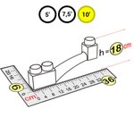 Элемент арки для конструктора