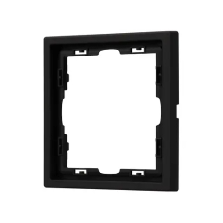 Рамка пластиковая FRM-NOBE-SFPL-1-BK (Arlight, Черный оникс) 054212