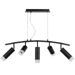 LR7353728731 Люстра RULLO 5х50W GU10 ЧЕРНЫЙ (571735+214437-2+214487-3+202431-5)