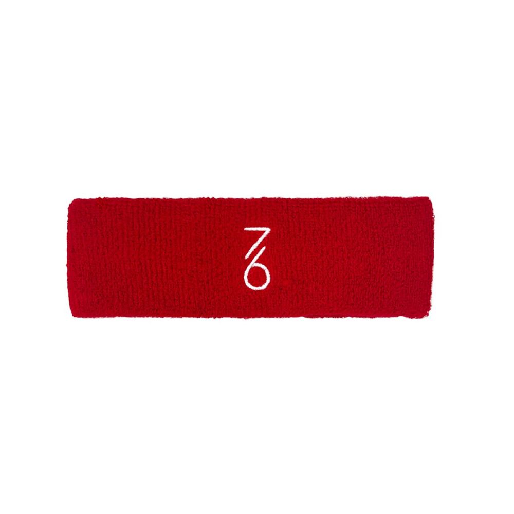 Аксессуары для тенниса Банданы, повязки SEVENSIX HEADBAND RED .