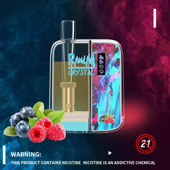 RandM 4600 Crystal - Blueberry Raspberry (5% nic)