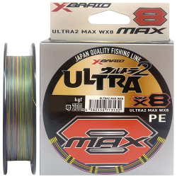Шнур YGK X-Braid ULTRA MAX WX8 200m #0.6/0.128mm 12Lb/5.6kg