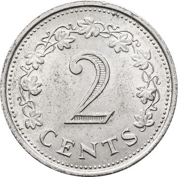 2 цента 1972-1982 Мальта