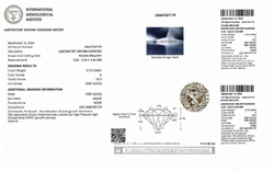 Лабораторно-выращенный бриллиант Кр-57 5.62-5.64 мм D/VS2 0.73 ct