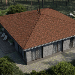 Черепица битумная гибкая Tegola COMFORT GARDA Pelle 227