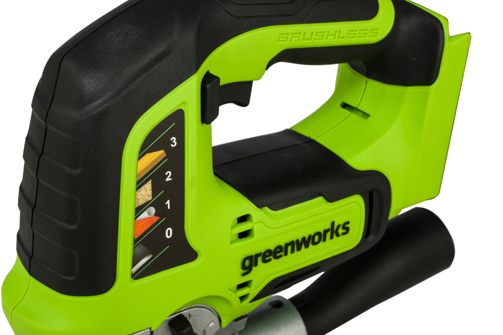 Лобзик Greenworks GD24JS аккумуляторный 24V без АКБ и ЗУ бесщеточный