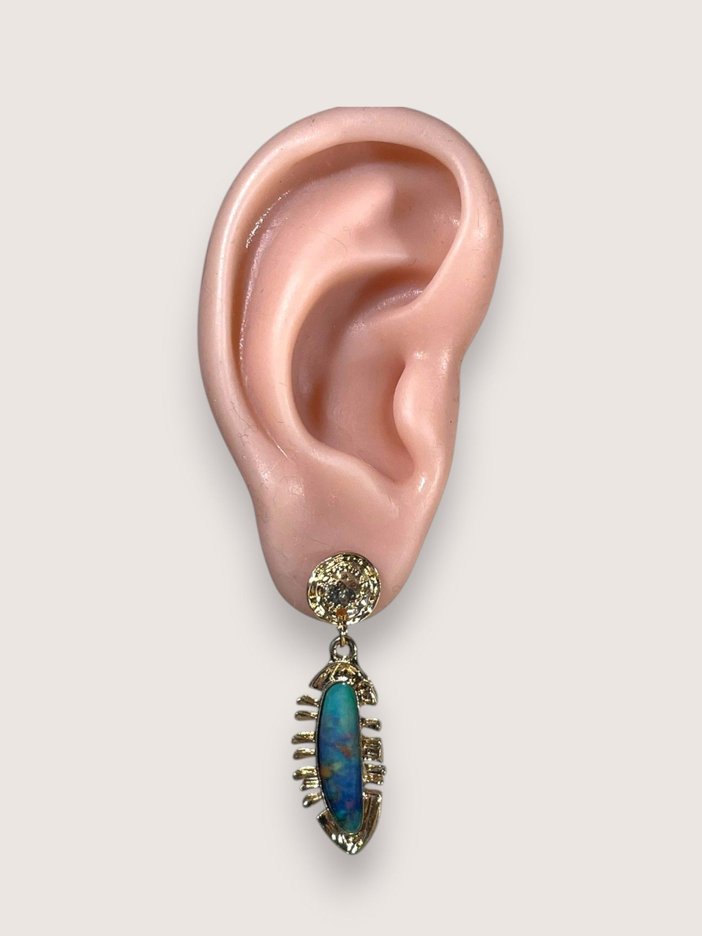 Серьги Древний Египет сколопендра