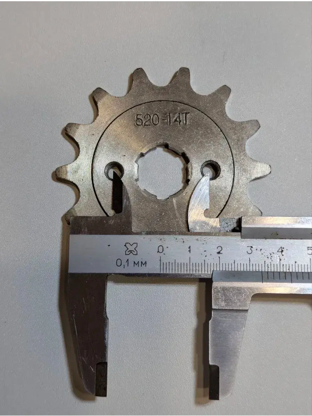 Звезда ведущая для эндуро, квадроцикла (520-14Т) 20мм сталь
