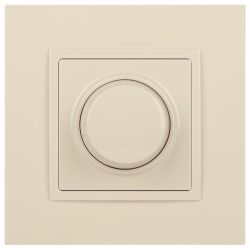 14-4101-02 ЭРА Светорегулятор поворотно-нажимной, 400ВА 230В, IP20, Эра Elegance, сл.кость