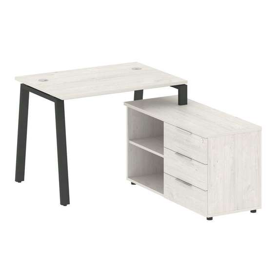 Метал Систем Рабочая станция с тумбой на А-образном м/к БА.РС-СТС-2.1 (R)