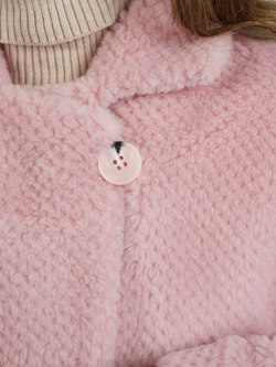 Шуба из шерсти экошуба, SilverFox (арт. 2323)