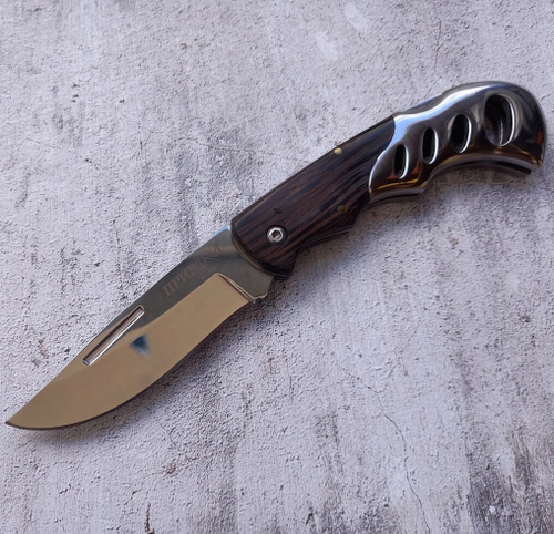 Нож складной S141 "Привал" Pirat