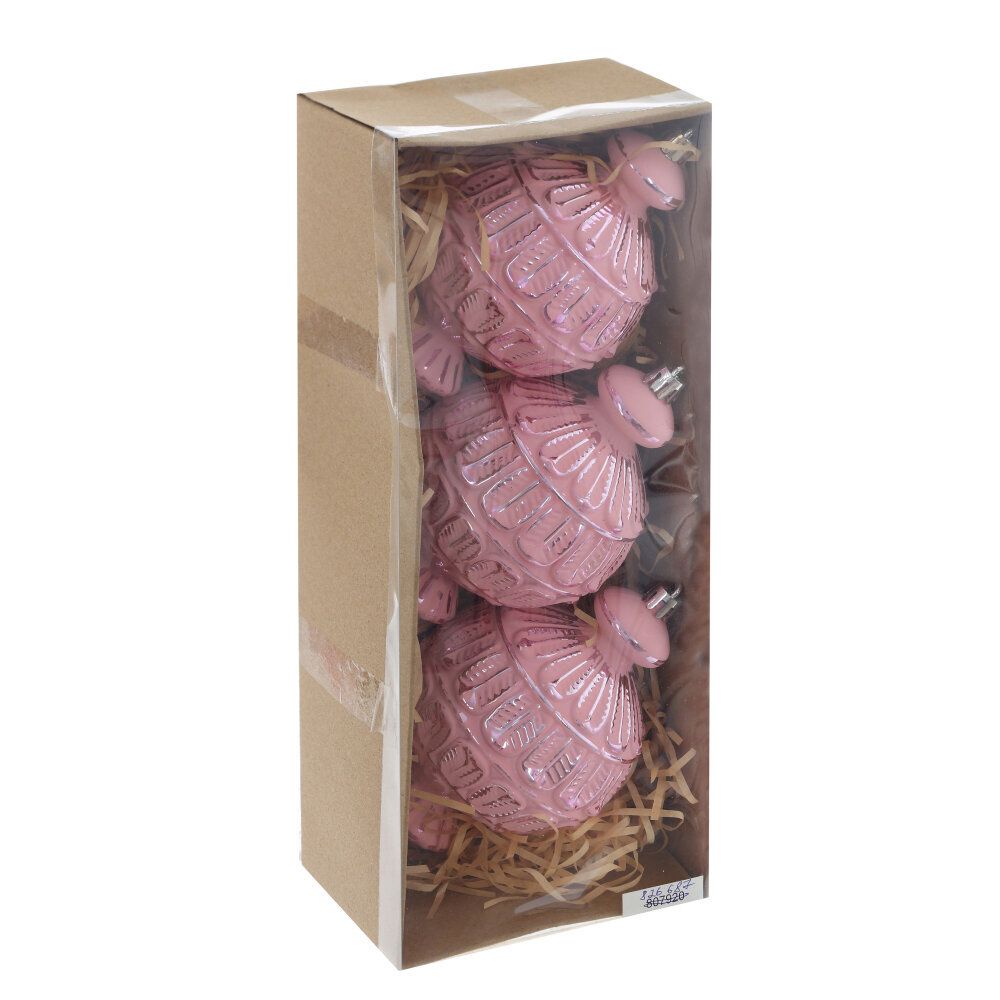 GAEM Набор из 3шт Украшение новогоднее "Шар", L28 W11 H8 см