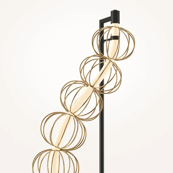 Напольный светильник (торшер) Золотая клетка / Golden Cage 3000К 48Вт Maytoni mod216fl-l38g3k