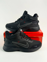 Кроссовки Nike с мехом #B71 (черн.)