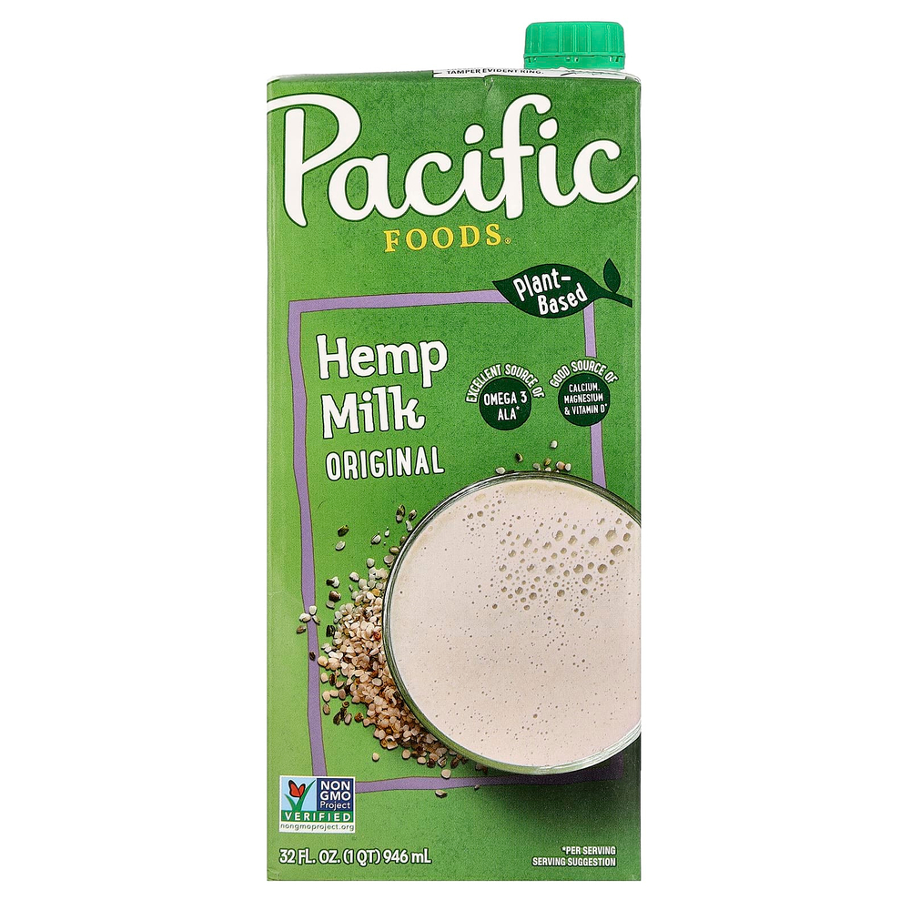 Pacific Foods, конопляное молоко, оригинальное, 946 мл (32 жидк. унции)