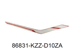 86831-KZZ-D10ZA. STRIPE, R. SIDE COVER *TYPE1*. Honda CRF250L-M original decal on the side cover