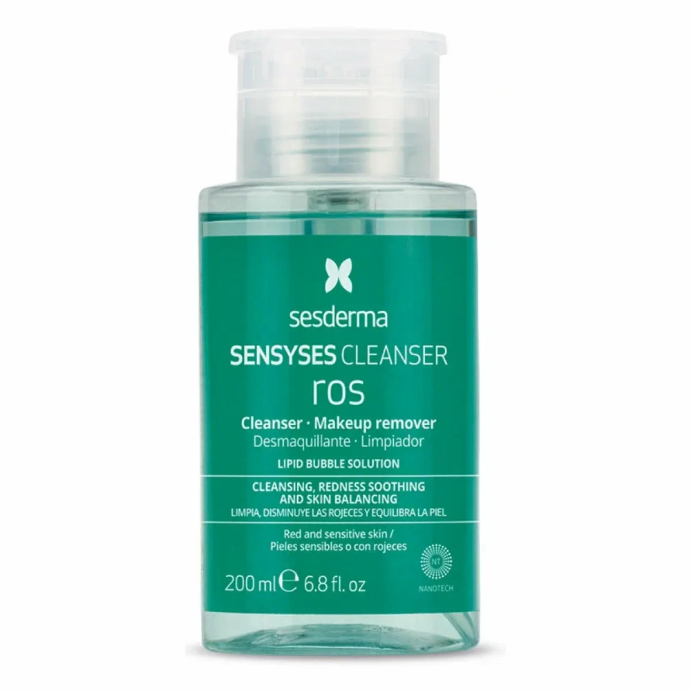 Sesderma SENSYSES CLEANSER Ros | Лосьон липосомальный для снятия макияжа для чувствительной и склонной к покраснениям кожи, 200 мл
