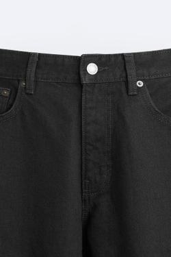 ZARA ДЖИНСЫ SLIM FIT, ЧЕРНЫЙ