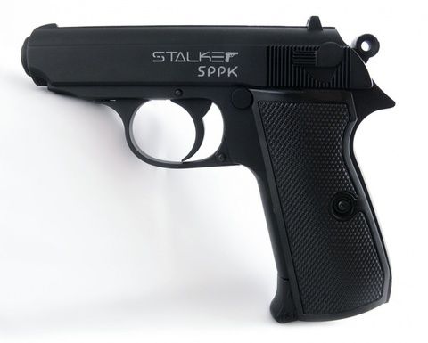 Пистолет пневматический Stalker SPPK Blowback (Walther PPK/S, металл) 120 м/с