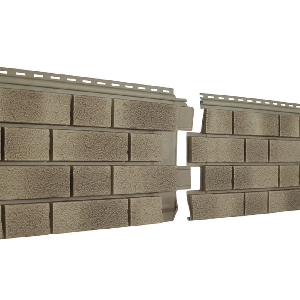 Панель фасадная Ю-Пласт Стоун Хаус S-Lock Клинкер Балтик Пустыня 1950х292 мм