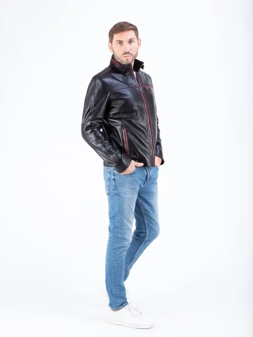Куртка мужская из натуральной кожи