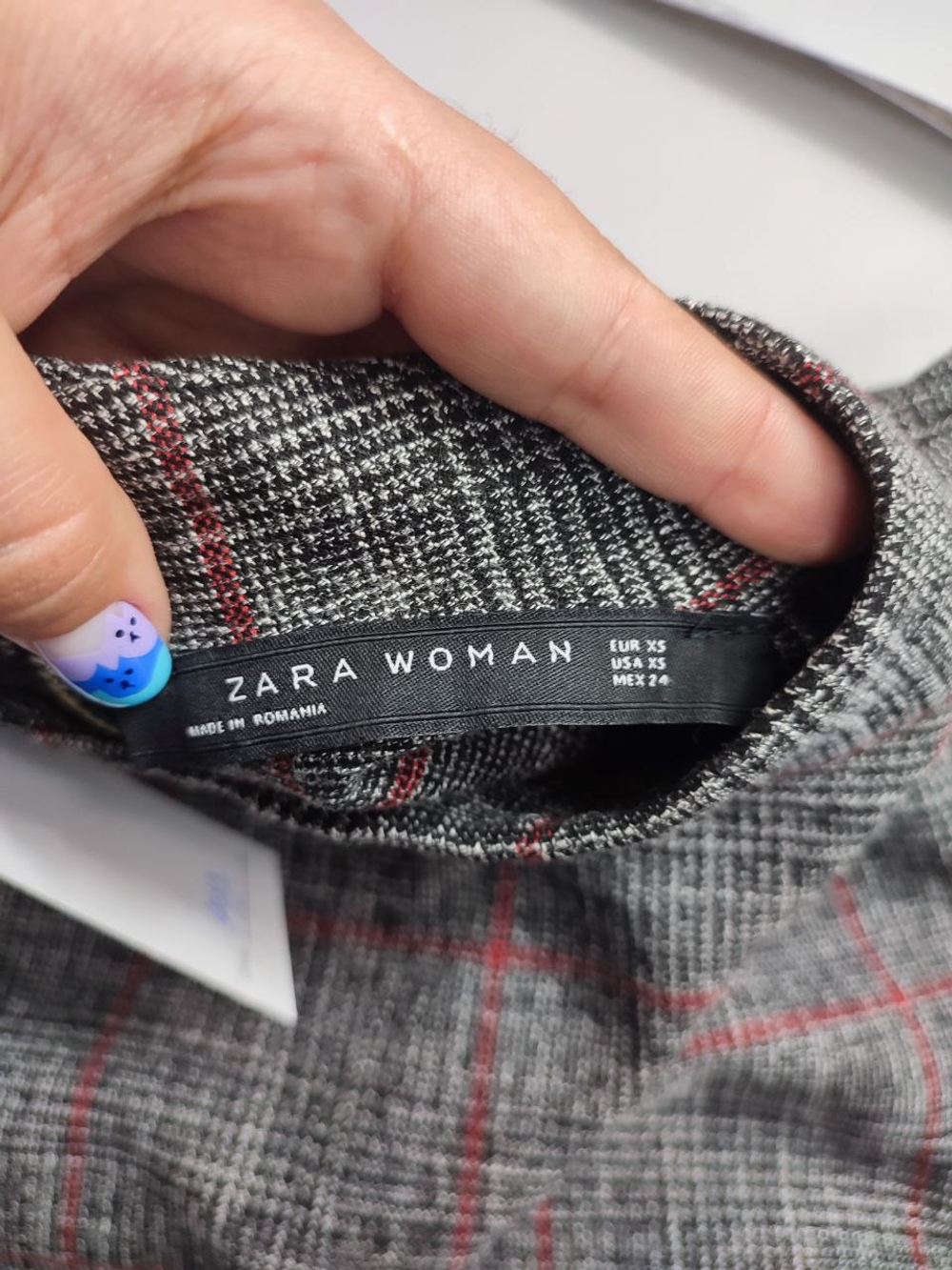 Блузка Zara с баской 42 размер