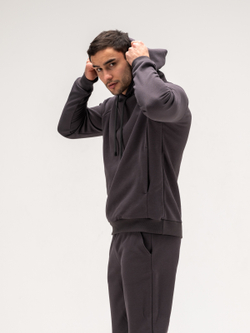 Костюм мужской спортивный теплый. Графит