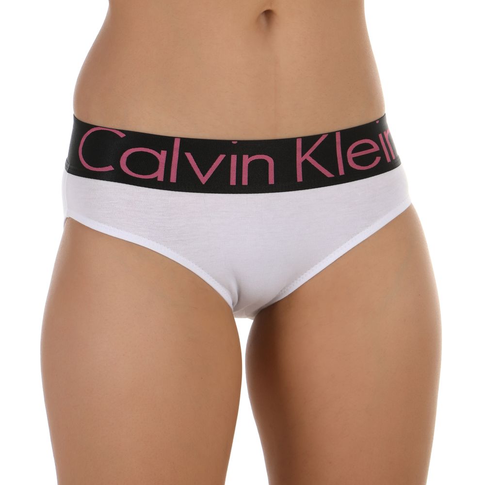 Женские трусы слипы белые Calvin Klein