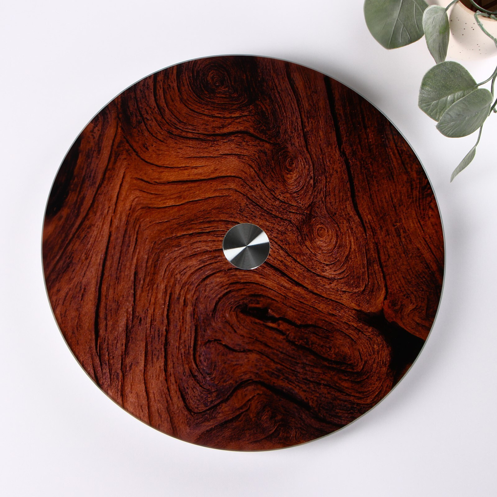 Подставка для торта вращающаяся d-24см "Дерево"