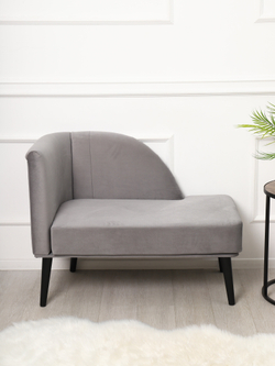 Кушетка Berger серый/венге